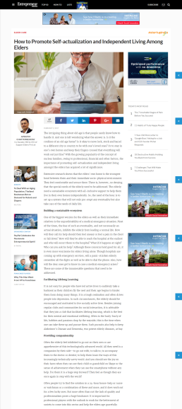 Closing the Gaps in Elderly Care Services